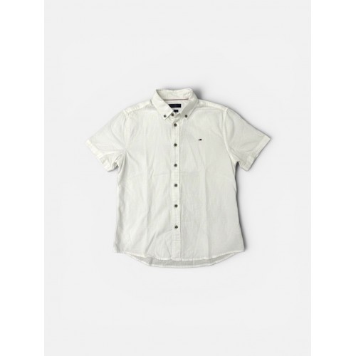 Tommy Hilfiger Κοντομάνικο Πουκάμισο Λευκό L
